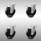 Service Caster 5 Inch SS Hard Rubber Wheel Swivel Top Plate Caster Set with Total Lock Brake SCC-SSTTL20S514-HRS-4 - alternate 4
